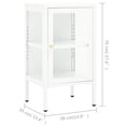 thumbnail image 4 of vidaXL Sideboard 38x35x70 cm Metal and Glass, 4 of 4