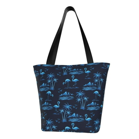 Disketp BLUE Flamingo Birds for Women's Casual Shoulder Tote Bag Cross-body Handbags for Shopping, Travel and Daily Use