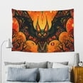 thumbnail image 5 of Halloween Tapestry halloween Decor, Halloween Vintage Bat Halloween Decorations Wall Tapestry Aesthetic, Tapestry Wall Hanging for Bedroom, Livingroom, Dorm Decor - 60x40in, 5 of 6