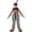 Black, variant on Halloween Circus Clown Costume Set with Colorful Patterned Jumpsuit and Hat for Carnival Stage Performance and Spooky Party Role Play Black
