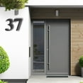 thumbnail image 6 of Lanfini 8 inch Modern Floating House Numbers Large Black Shadow Home Address Garage Gate, 6 of 6