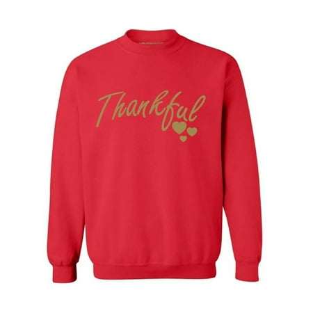 Christian Adult Sweatshirt (Awkward Styles Thankful Christmas Sweatshirt Thanksgiving Sweatshirt Holiday Christmas Sweater Religious Christian Gift Christmas Sweatshirt for Men for Women Thankful Grateful Blessed Holiday)