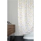 thumbnail image 2 of Cortina de ducha blanca, antimoho, impermeable, de poliéster PEVA, antibacteriana, impermeable para baño, 180 x 180 cm, con diseño floral., 2 of 5