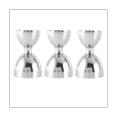 thumbnail image 1 of 3X Stainles Steel Bar Jigger 1/2Oz ,Cocktail Jigger Measuring Cups Jigger 1Oz 2Oz, 1 of 5