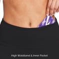 thumbnail image 5 of BALEAF Women's 8" Active Bike Shorts High Waist with Pockets Black Size M, 5 of 8