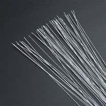 MIPCASE 200PCS Wire Flower Stem for Floral Crowns White Perfect for DIY Craft and Wrapping