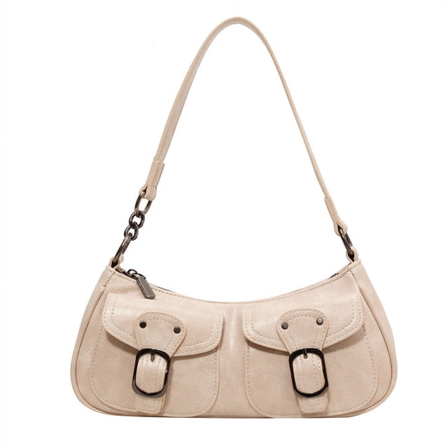 Bolso de moto bonito y moderno para mujer, bolso de hombro tipo nicho debajo del brazo, bolso pequeño para mujer