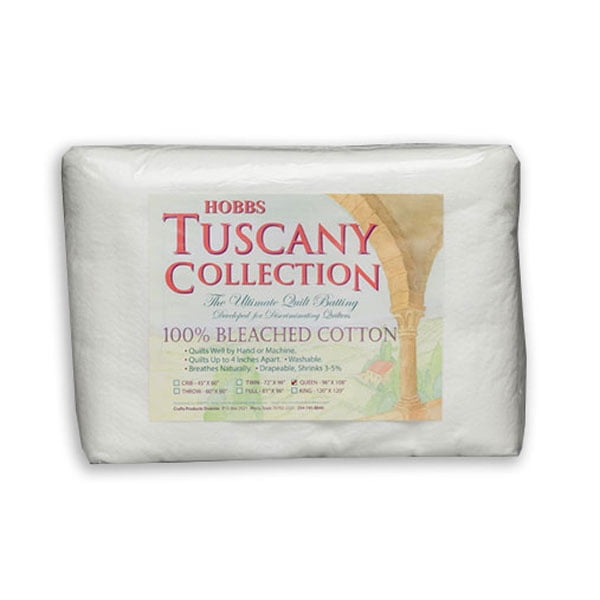 Hobbs Batting Tuscany Bleached Cotton King Size Quilt Batting Walmart