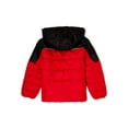thumbnail image 2 of Swiss Tech Boys Winter Puffer Jacket with Hood, Sizes 4-18, 2 of 2