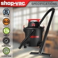 thumbnail image 2 of Shop-Vac 8 Gallon 6.0 Peak HP Wet/Dry Vacuum, 2 of 14
