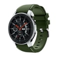 thumbnail image 3 of Replacement Silicone Sport Band Wrist Strap For Samsung Galaxy Watch S3, Army Green/46mm, 3 of 6