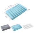 thumbnail image 2 of Silicone Soap Dish Holder, Set of 3 Soap Dishes Silicone Shower Soap Holder Self Draining Soap Dish Soap Saver Soap Dish, 2 of 5