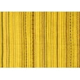 thumbnail image 1 of Ahgly Company Machine Washable Indoor Rectangle Solid Yellow Modern Area Rugs, 2' x 5', 1 of 4