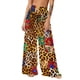 thumbnail image 2 of Pincandy Women See Through Sheer Mesh Pants Beach Swimsuit Bikini Bottom Cover up Party Club Elastic High Waist Wide Leg Pants, 2 of 7