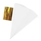 thumbnail image 3 of Bolsas transparentes de cono,Triangle Treat Bolsas Paquete de caramelos Bolsas de caramelos,Bolsas de cono transparente Bolsa de regalo de dulces con lazos retorcidos,Bolsas de golosinas en, 3 of 9