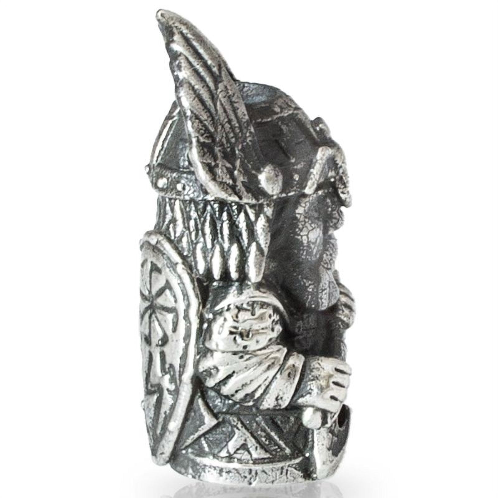 Perun Paracord / Lanyard Bead in Nickel Silver for Jig Pro Shop by Alloy Army of Eurasia