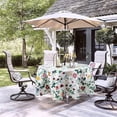 thumbnail image 3 of Outdoor Tablecloth,Wrinkle-Free Stain Resistant & Machine Washable Tablecloth with Umbrella Hole and Zipper, 60" Round-Zippered, 3 of 6
