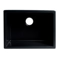 thumbnail image 2 of Pemberly Row Black 24" x 18" Fireclay Undermount/Drop In Fireclay Kitchen Sink, 2 of 9