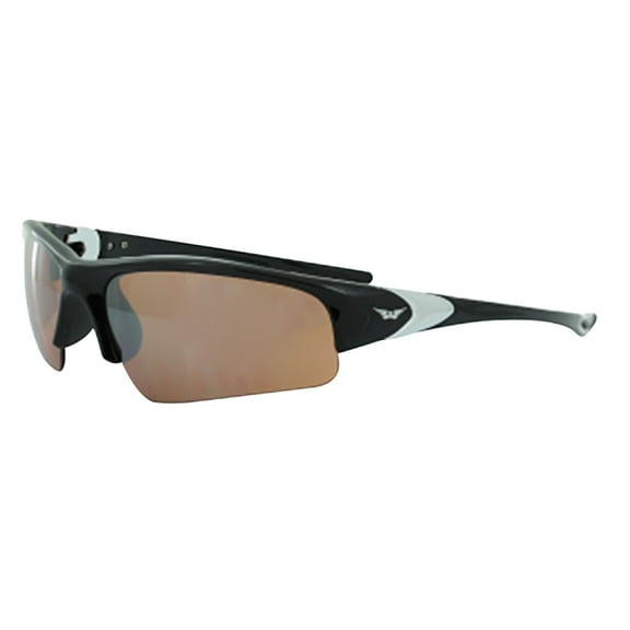 Global Vision Eyewear ANSI Z87-Plus Safety Glasses COOLDRM Cool Breeze Driving Mirror Safety Glasses Smoked Lens-Black