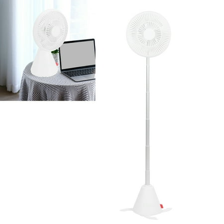 

HERCHR Telescopic Fan Portable Mini Fan Telescopic Table Floor Fan Adjustable Height for Home Office Supplies Stand Fan