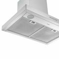 thumbnail image 3 of Ancona 30” Convertible Wall-Mounted Rectangular Range Hood in Stainless Steel, 3 of 6