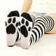 thumbnail image 1 of Zhuge 2 pares de calcetines por encima de la rodilla, calcetines hasta la rodilla, medias altas hasta el muslo, calcetines hasta la rodilla para mujer, para cosplay de niña,negro, 1 of 2