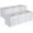 White, variant on Basics Collapsible Fabric Storage Cube Bins Organizer with Handles, Sturdy, Beige, 13-x-13-x-13-inch, Pack of 6