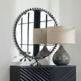 thumbnail image 5 of Uttermost 09691-Taza Taza 32" Circular Beveled Framed Accent Mirror - Black, 5 of 10