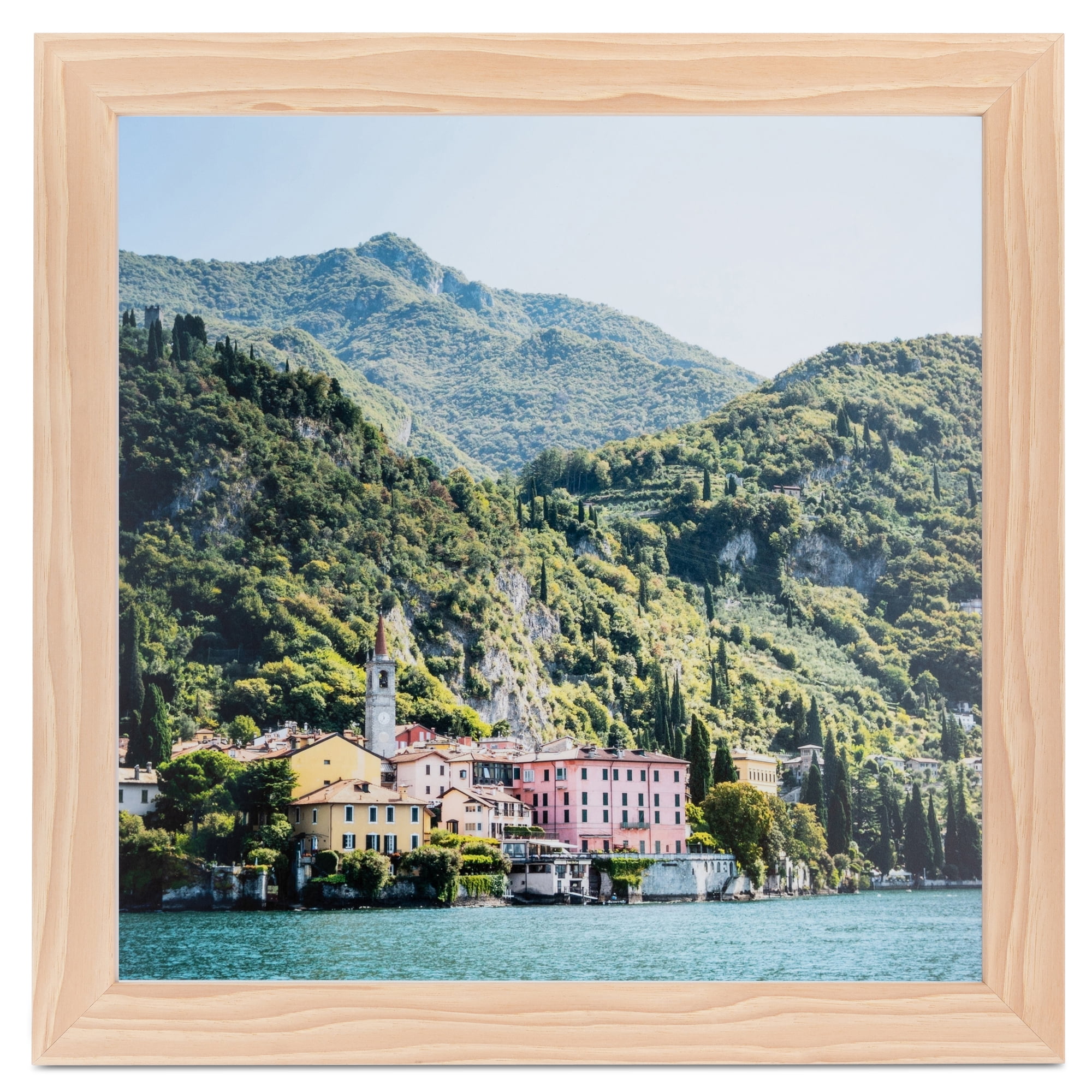 ArtToFrames 18" x 24" Red Oak Picture Frame, 18x24 inch Brown Wood Poster Frame (WOM-4846), 2 Pack