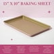 thumbnail image 2 of Bandeja para hornear Paris Hilton, antiadherente, acero al carbono, 38 x 25 cm, color rosa, 2 of 6