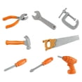 thumbnail image 4 of Juego de herramientas de construcción perfecl para fiestas herramientas de reparación de habilidades motoras, 4 of 8