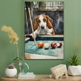 thumbnail image 3 of Treeing Walker Coonhound Dog Canvas – Billiards Canvas Print of Funny Treeing Walker Coonhound Dog Wall Art, Billiards Sports Wall Decor, Home Decor, Dog Lover, 3 of 5