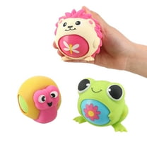 2 1/2" Springtime Animal Friends with Foam Stress Balls - 12 Pieces