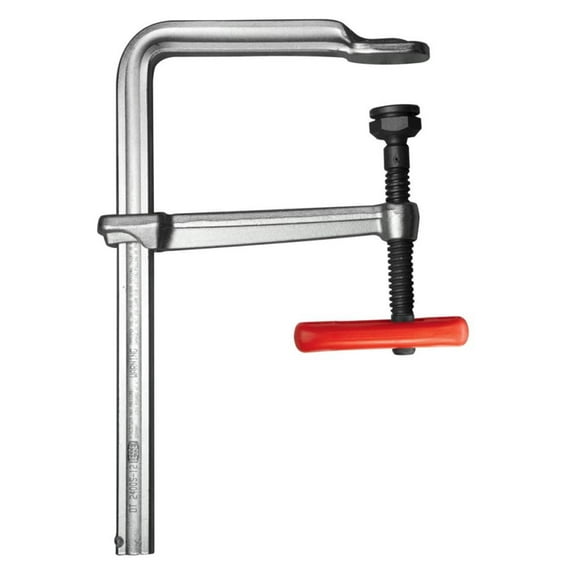 Bessey 12 in Bar Clamp, Plastic, Steel Handle and 8 in Throat Depth DT2400-12