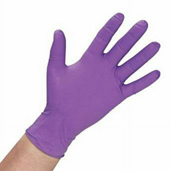 Purple Nitrile Exam gloves, By Halyard, Size Medium 3 Boxes-300 gloves
