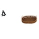 thumbnail image 1 of Escultura de ratán moderna, figura decorativa, cesta tejida, adorno coleccionable de escritorio, frutero ovalado, organizador de cocina, estatua artes, 1 of 8