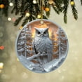 thumbnail image 4 of Fiudx Adorno para Coche de Búho y Lobo, Colgante Acrílico Personalizado, Regalo Festivo, Adorno con Temática Forestal, Ideal para Colgar En El Árbol de Navidad, Ideal para Amantes de Los Búhos y Los, 4 of 7