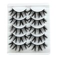 thumbnail image 2 of Fiudx Pestañas Postizas 3D, Gruesas y Rizadas, Suaves y de Aspecto Natural, Fáciles de Aplicar, Ideales para Selfies En Bodas y Fiestas, Realzan La Mirada, Paquete de 5 Pares., 2 of 6