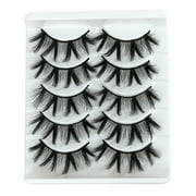 Dengmore Eyelashes 3D 3D Eyelashes Thick Eyelashes 5 Pairs Pack High-grade Fiber