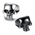 thumbnail image 7 of Mens Skull Ring Titanium Steel Punk Style Retro Fashion Jewelry For Men Durable High Quality Gift For Him Gift Idea, 7 of 7