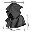 Adult Hood Cape Solid Color Shawl Outfits Hat Halloween 2024 New