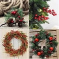 thumbnail image 5 of 500/50pcs Mini Artificial Red Berries DIY Floral Wreath Ornament Fake Berry Cherry Stamen Christmas New Year Party Home Decor, 5 of 9