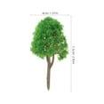 thumbnail image 2 of COSMOBETTY 20Pcs Architecture Model Materials for House Decoration Green Plastic 7.5in Height, 2 of 7