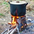 thumbnail image 5 of Yucurem Portable Stainless Steel Wood Stove Outdoor Camping Foldable Burning Cooker Camping Kitchen Utensils (A), 5 of 8