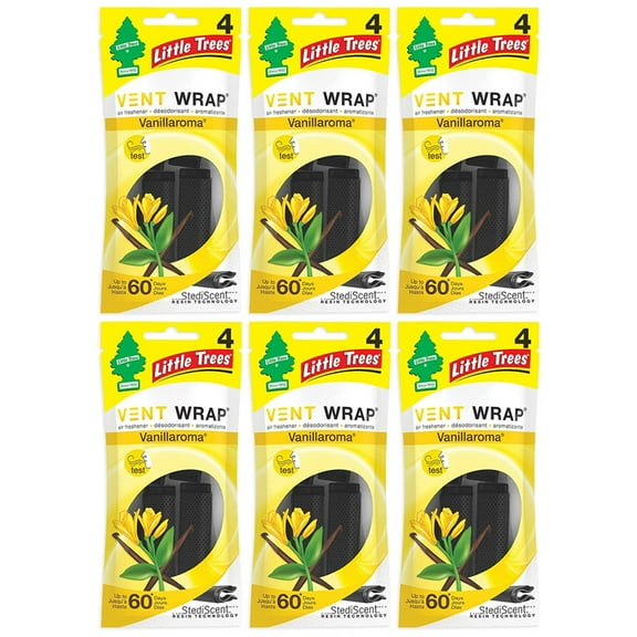 Little-Trees VanillaromaLittle Tree Air Freshener- 24 Packs