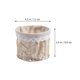 thumbnail image 2 of Cesta de flores multifuncional de la cesta de la flor del estilo europeo Cesta de almacenamiento de escritorio HOMEMAXS 14006351-MX, 2 of 6