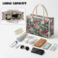 thumbnail image 4 of ZUXONGSY Hibiscus Monstera Print PVC Tote Bag for Women Clear, Large Lightweight Shoulder Hobo, Waterproof Tote with Adjustable Straps, Oversize Purse for Travel Beach, 4 of 7