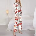 thumbnail image 3 of Haiem Fire Truck Pattern Women’s Long-sleeve Sleepwear,Sleepwear Set,2-piece Loungewear Set,Soft PJs Comfy Nightwear with Pockets-Medium, 3 of 7