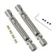thumbnail image 4 of 2 ejes de transmisión de metal para coche RC MN82, junta CVD, 69-93 mm, escala 1/12 plata, 4 of 9