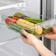 thumbnail image 3 of Contenedor organizador Sincero transparente tipo cajón de PET ABS duradero para almacenamiento de huevos y verduras, 3 of 4